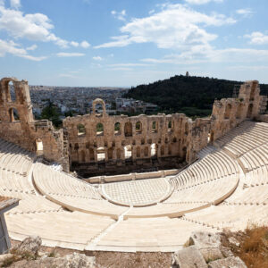 L'anfiteatro dell'acropoli di Atene