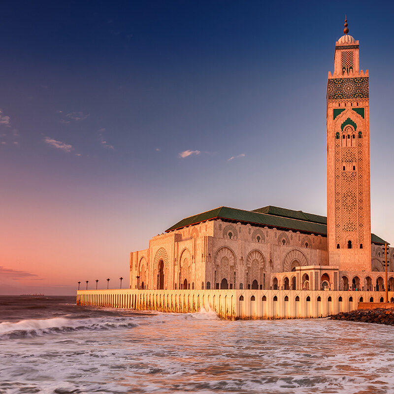 Moschea di Casablanca sul mare