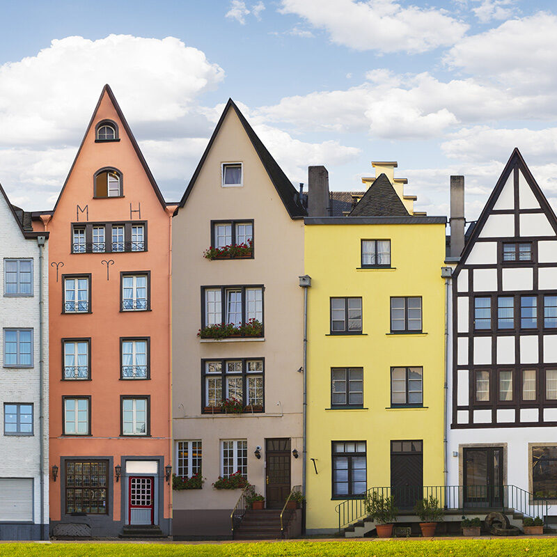 I palazzi e la tipica architettura di Colonia